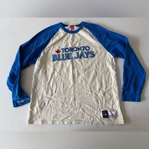 Toronto Blue Jays Mitchell & Ness slub cotton long sleeve t-shirt top